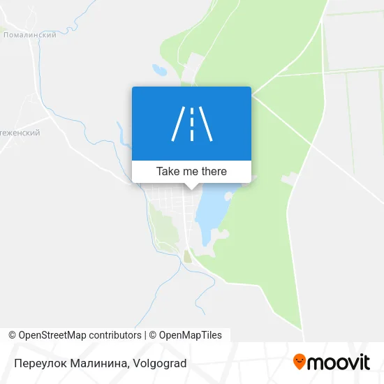 Переулок Малинина map