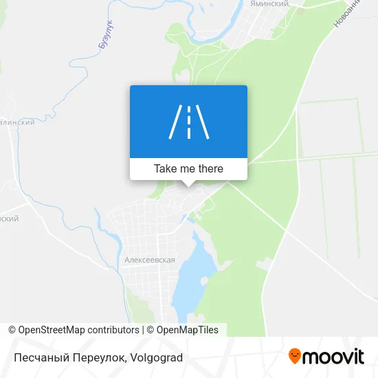 Песчаный Переулок map