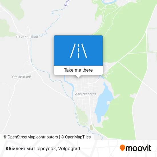 Юбилейный Переулок map