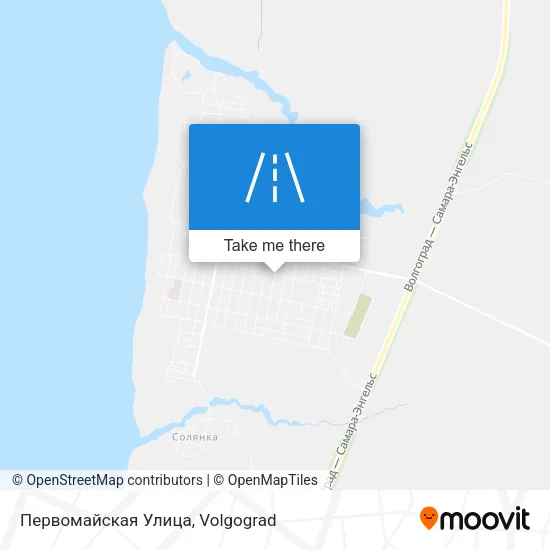 Первомайская Улица map