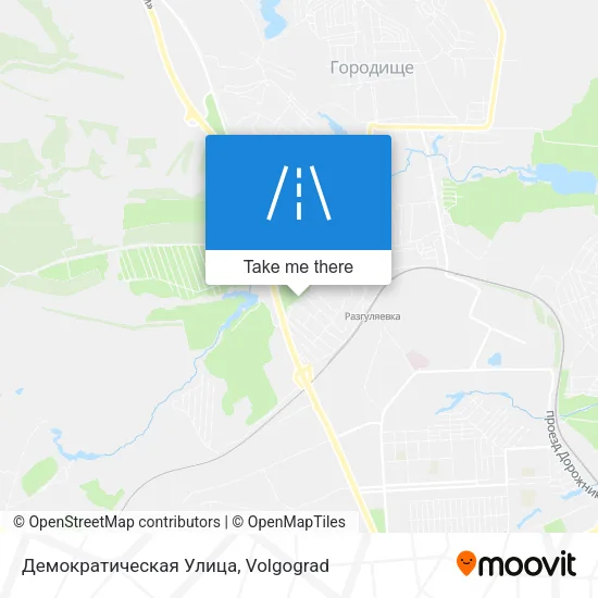 Демократическая Улица map