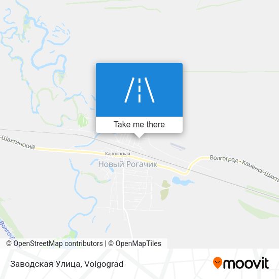Заводская Улица map