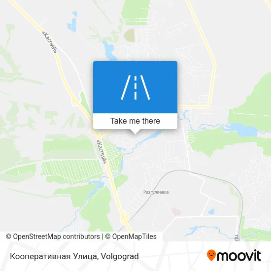 Кооперативная Улица map