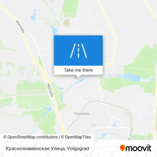 Краснознаменская Улица map