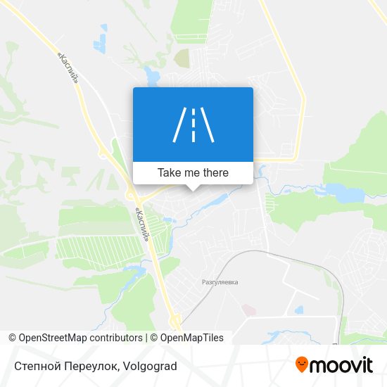 Степной Переулок map