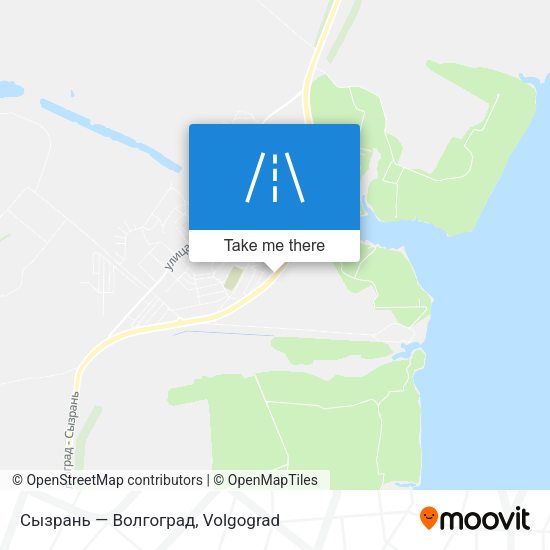 Сызрань — Волгоград map