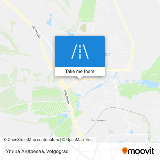 Улица Андреева map