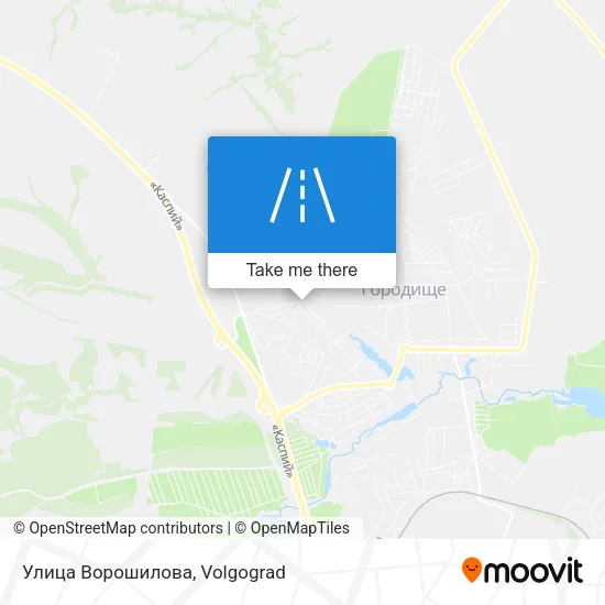 Улица Ворошилова map