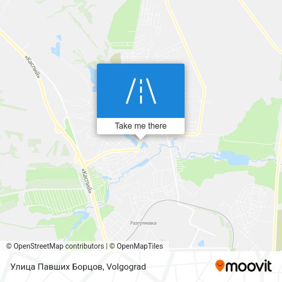 Улица Павших Борцов map