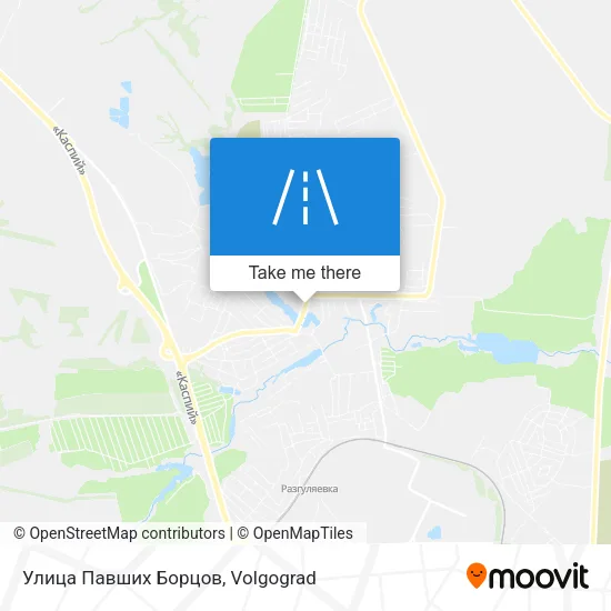 Улица Павших Борцов map