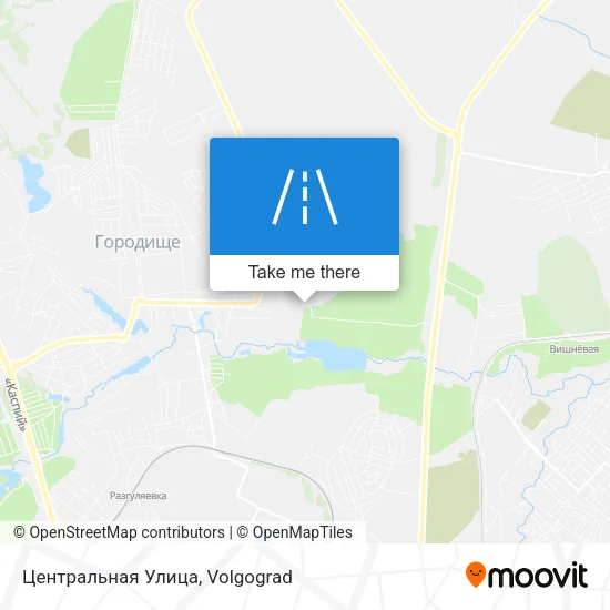 Центральная Улица map