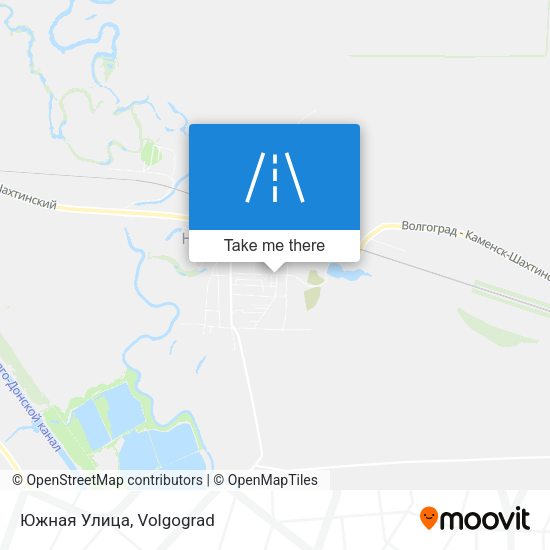 Южная Улица map