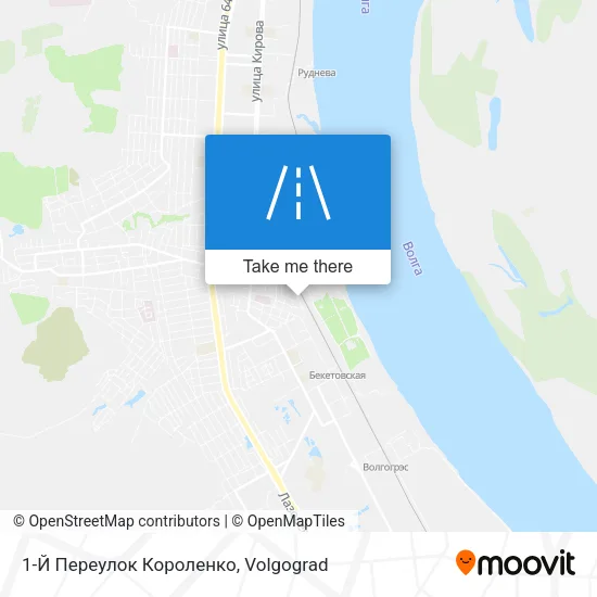 1-Й Переулок Короленко map