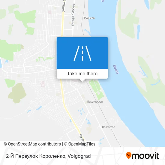2-Й Переулок Короленко map