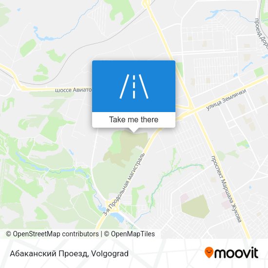 Абаканский Проезд map