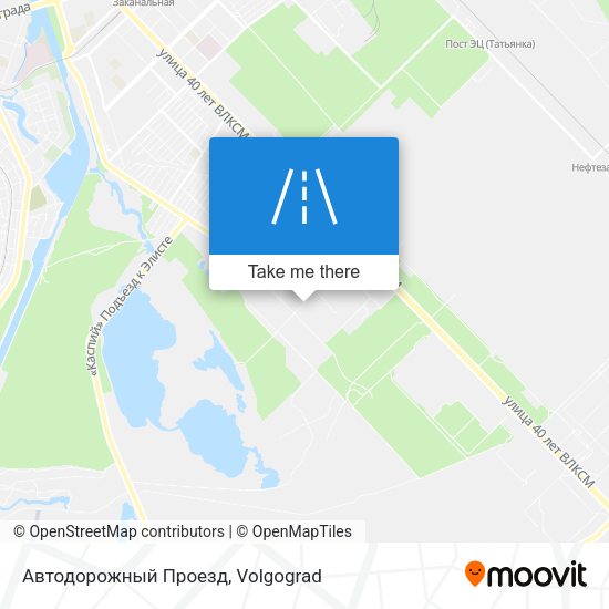 Автодорожный Проезд map