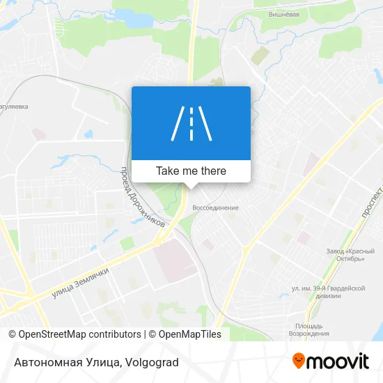 Автономная Улица map