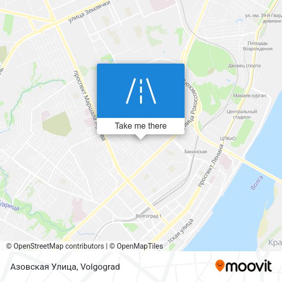Азовская Улица map