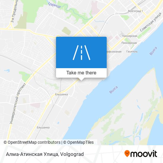 Алма-Атинская Улица map