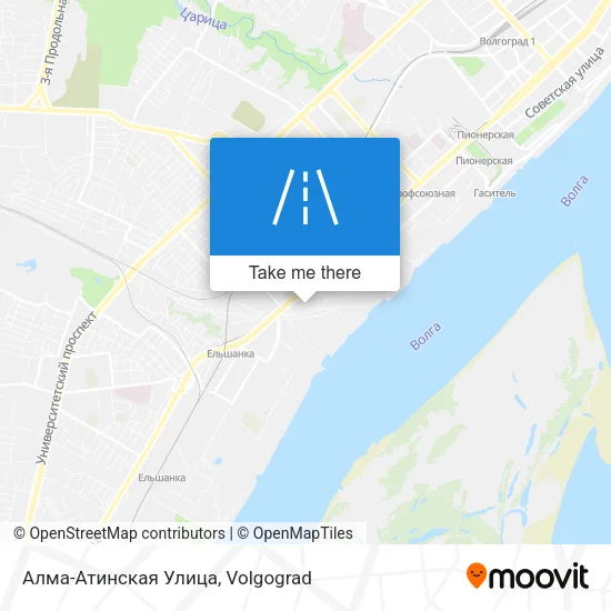 Алма-Атинская Улица map