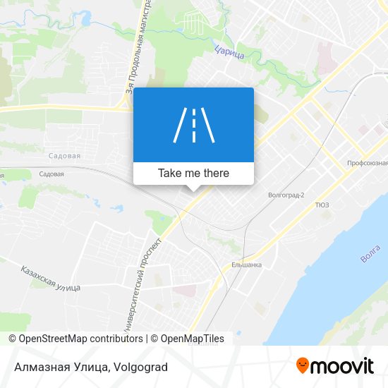 Алмазная Улица map