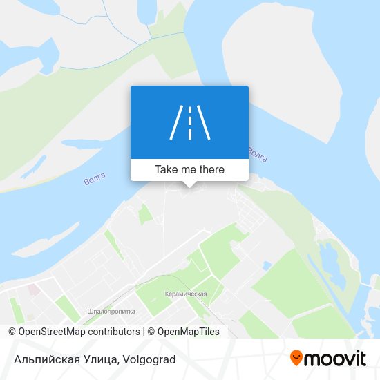 Альпийская Улица map