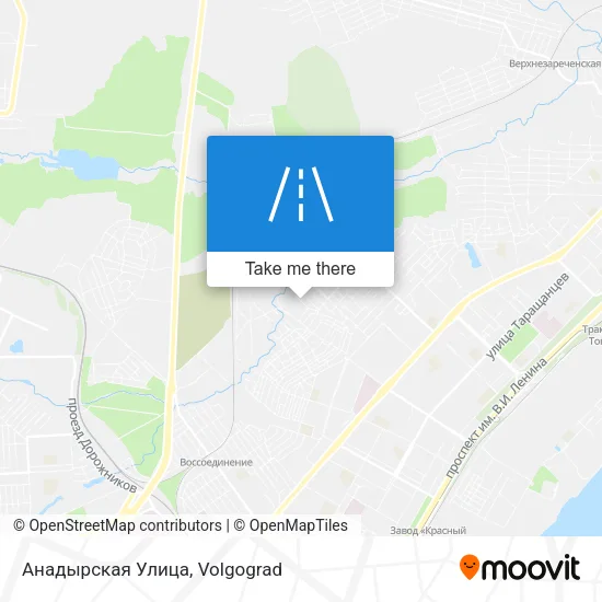 Анадырская Улица map