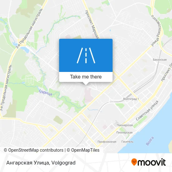 Ангарская Улица map