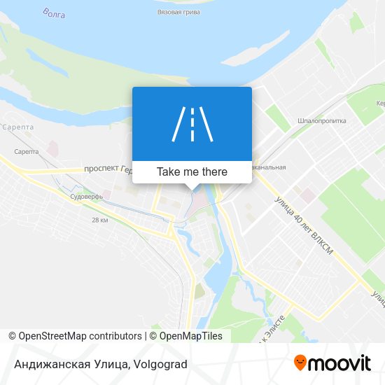 Андижанская Улица map