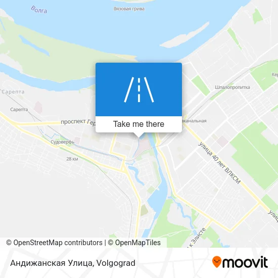 Андижанская Улица map