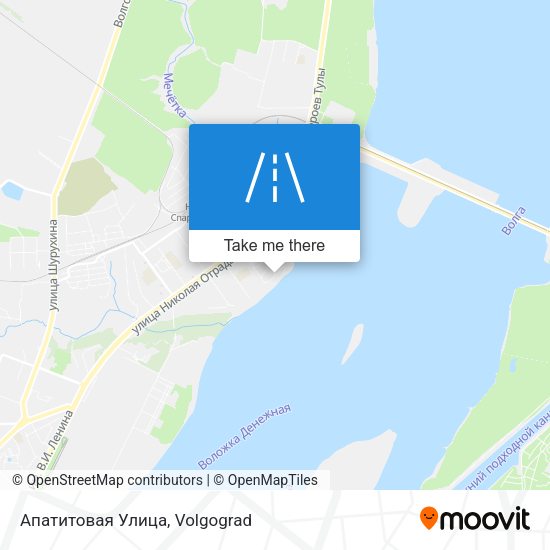 Апатитовая Улица map