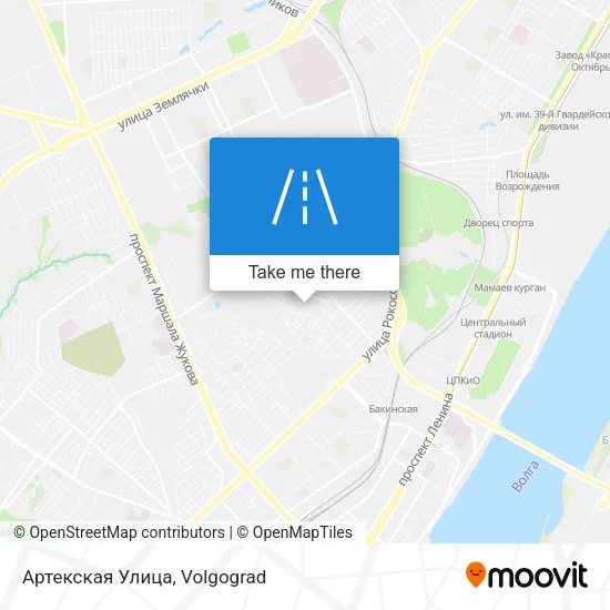 Артекская Улица map