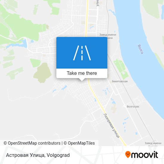 Астровая Улица map