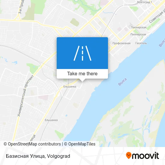 Базисная Улица map