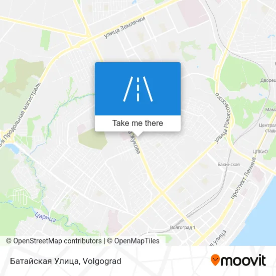 Батайская Улица map