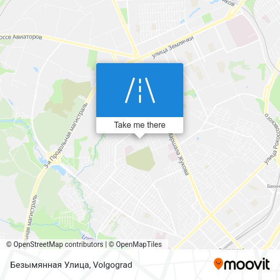 Безымянная Улица map