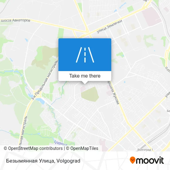 Безымянная Улица map