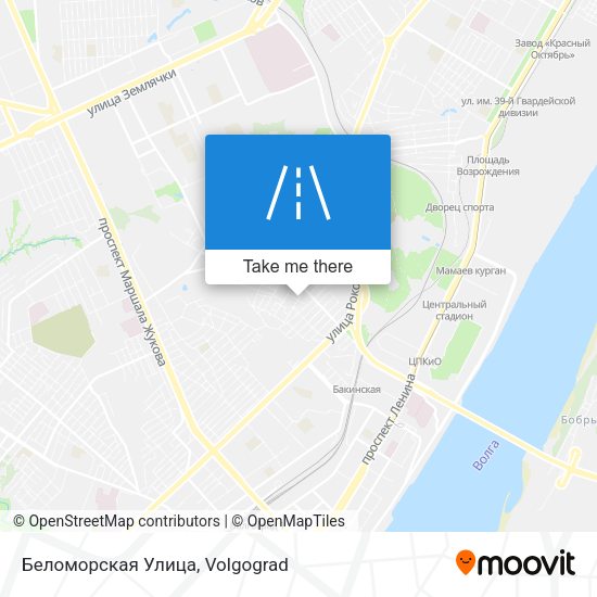 Беломорская Улица map