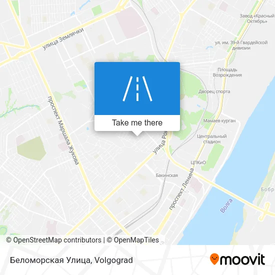 Беломорская Улица map