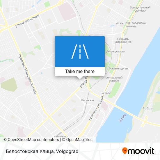 Белостокская Улица map
