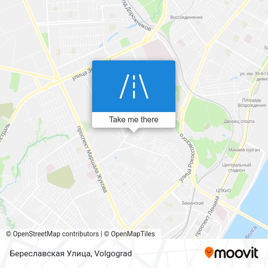 Береславская Улица map