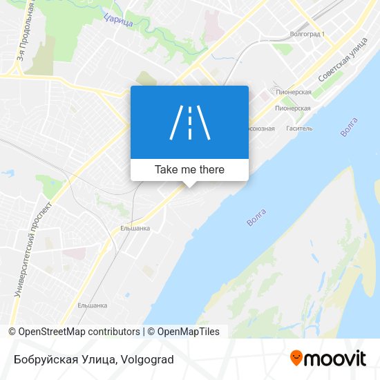 Бобруйская Улица map