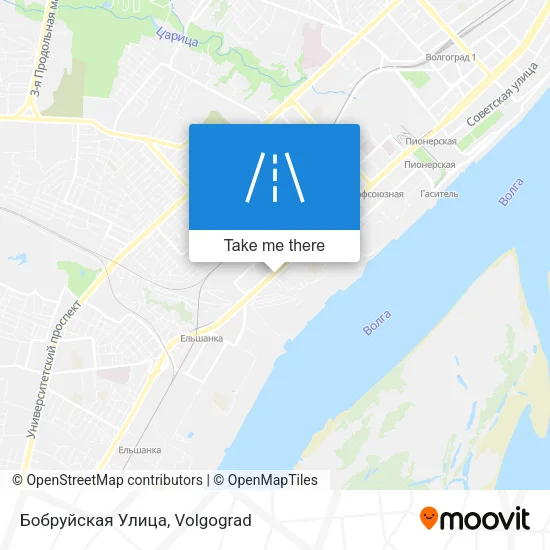 Бобруйская Улица map