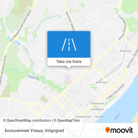 Больничная Улица map