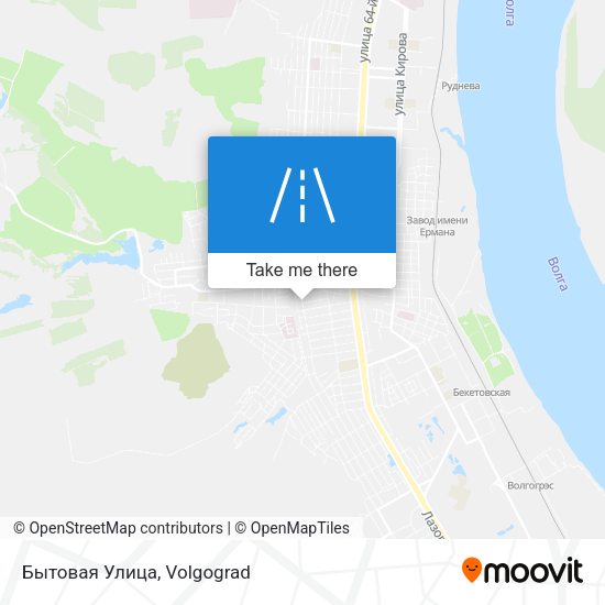 Бытовая Улица map
