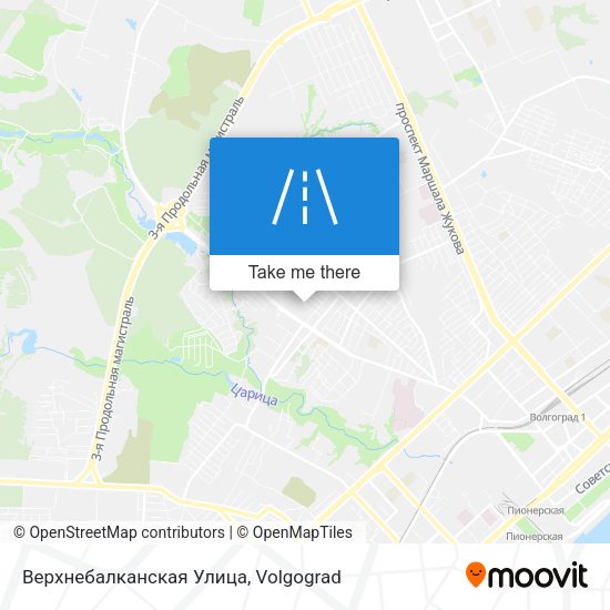 Верхнебалканская Улица map