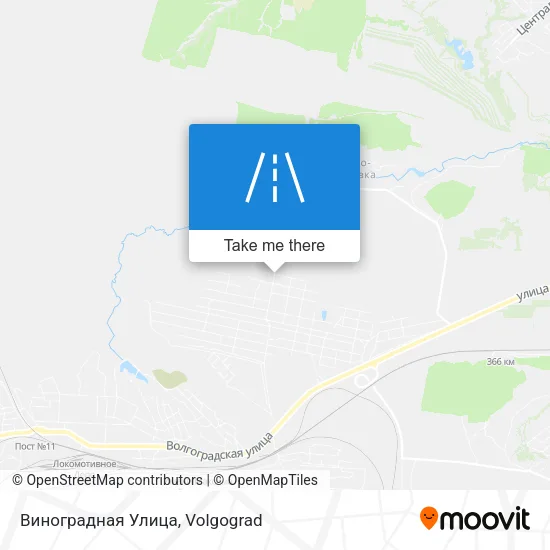 Виноградная Улица map