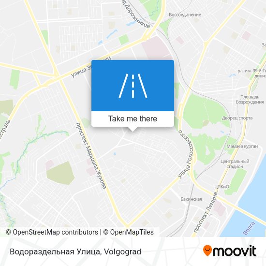 Водораздельная Улица map