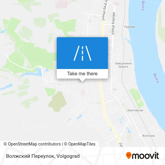 Волжский Переулок map
