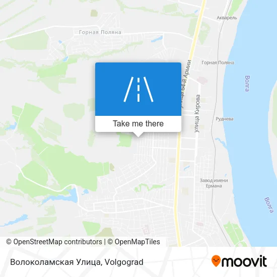 Волоколамская Улица map